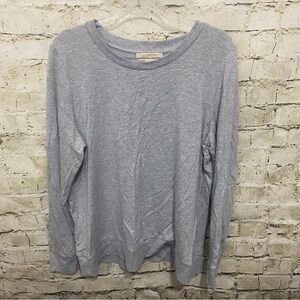 Michael Kors Fray Beaded Soft Pullover Sweatshirt Top